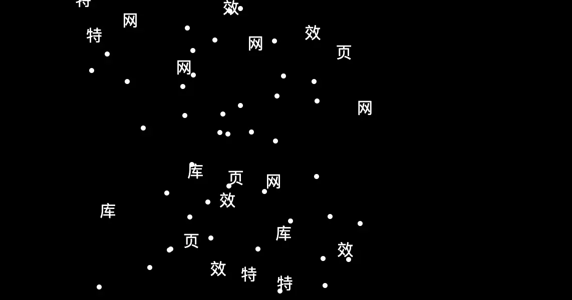 黑洞吸收文字特效